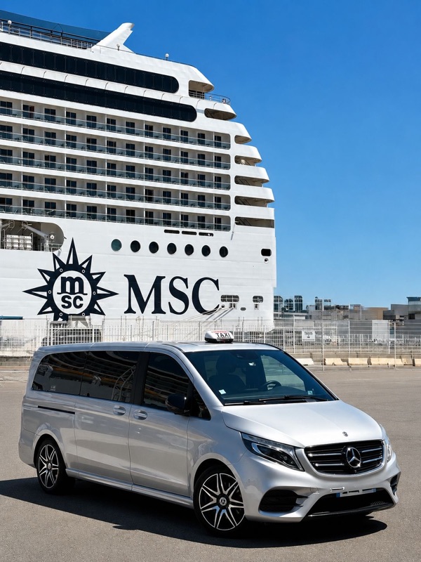 Port de croisière Marseille — destination Taxi Julien