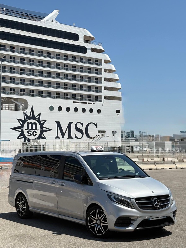 Taxi Marseille → Port de croisière Marseille